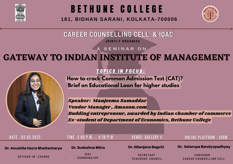 Topic : Gateway to Indian Institute of Management