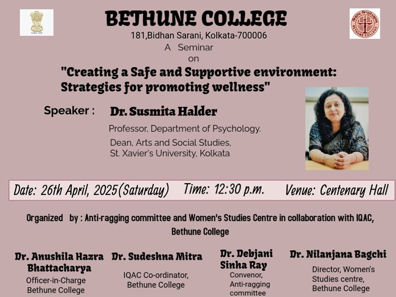 Creating a Safe and Supportive environment: Strategies for promoting wellness
