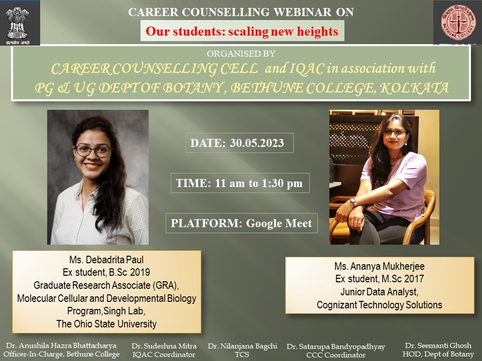 Topic : Our Students: Scaling new heights